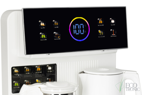 Кулер с чайным столиком Тиабар Ecotronic  TB25-LNR white